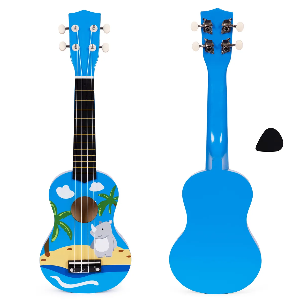 Gyerek ukulele, ECOTOYS MF019H, kék – 1. kép Gyerek ukulele, ECOTOYS MF019H, kék – 1. kép
