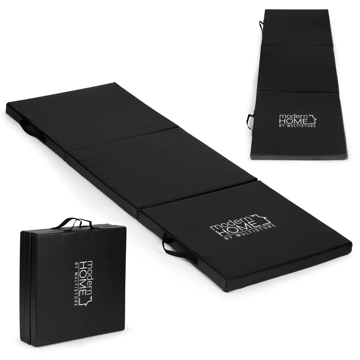 Edzőszőnyeg, MOVEPRO GB-GYM, fekete – 1. kép