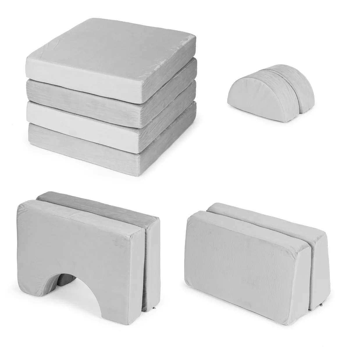 Gyerek moduláris fotel, ECOTOYS TMSRT-15, szürke – 4. kép Gyerek moduláris fotel, ECOTOYS TMSRT-15, szürke – 4. kép