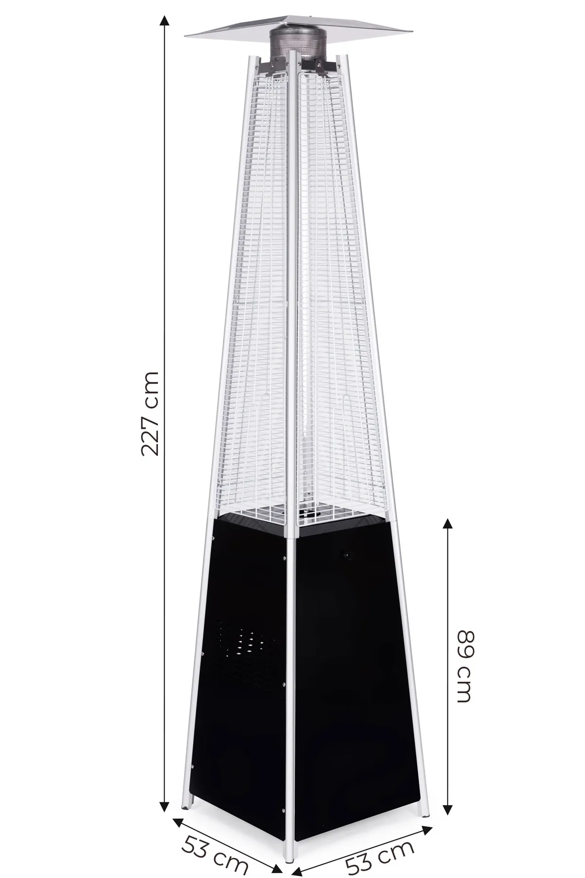 Gázos teraszfűtő, MultiGarden BFH-A-PC, 13 kW – 9. kép