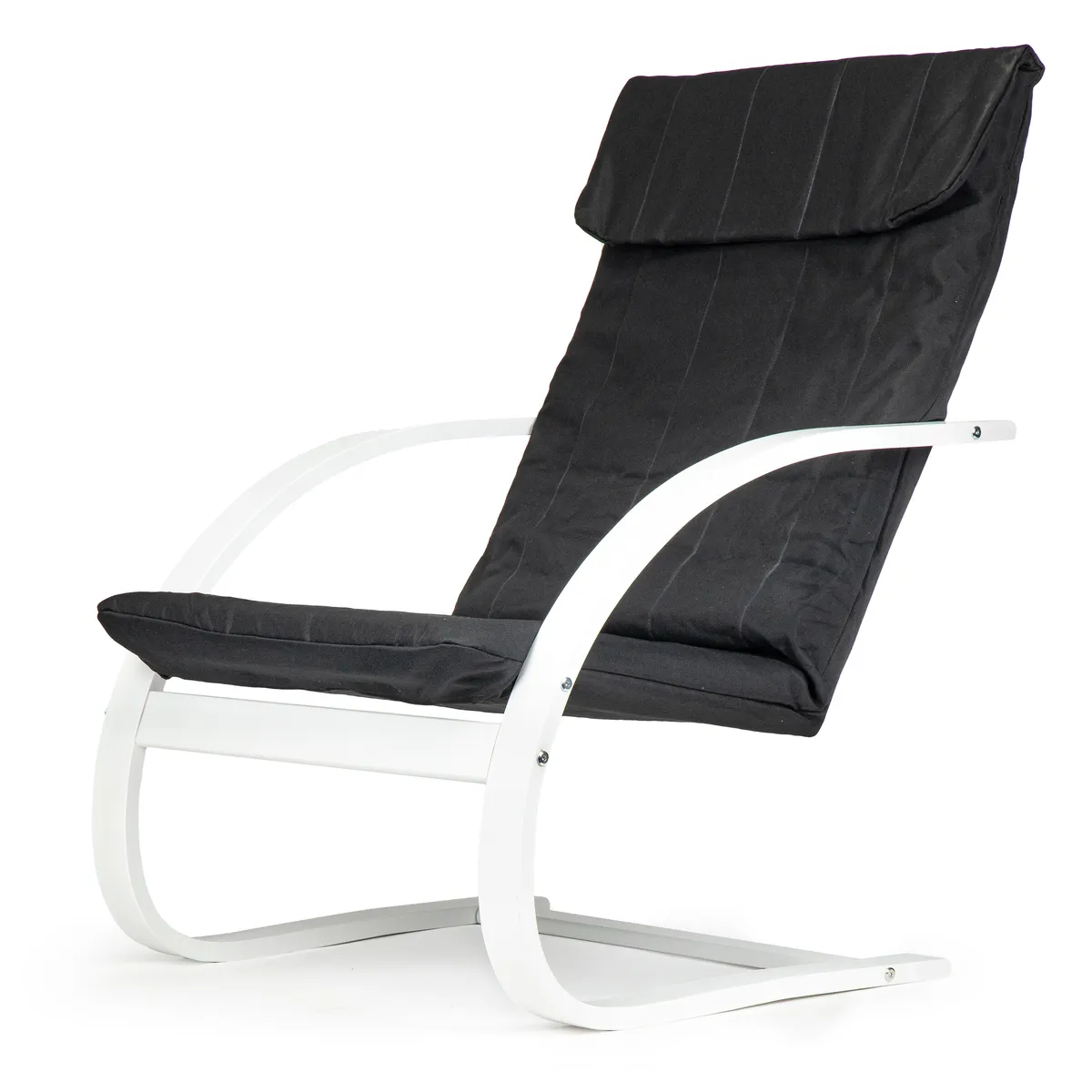 Hintaszék, ModernHome TXWQM-31, fekete/fehér – 1. kép