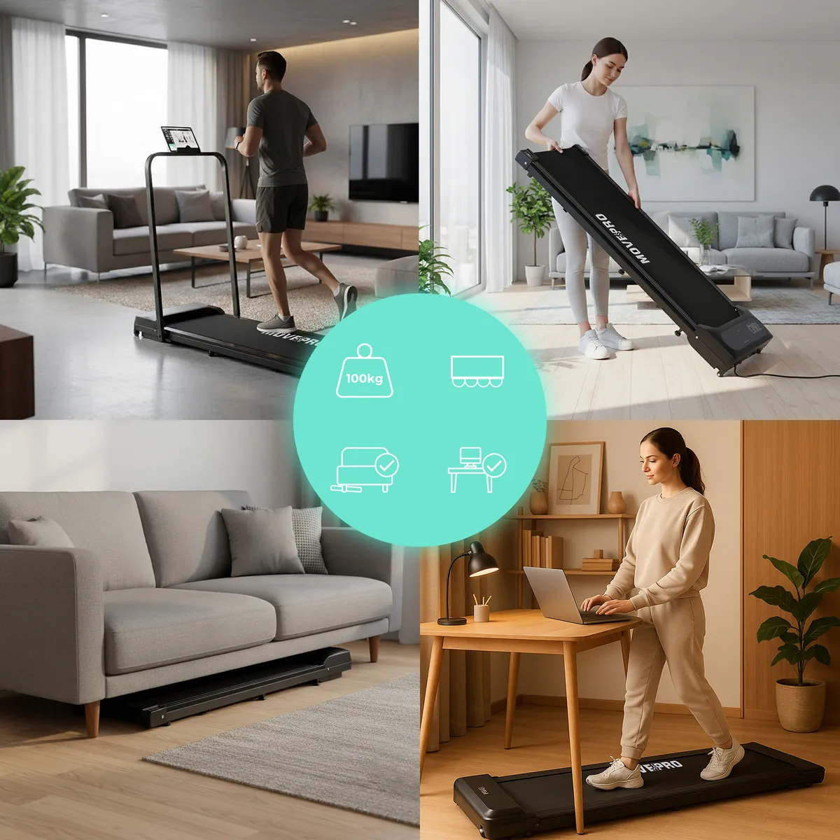 Futópad, MOVEPRO GB-F3820-F, 100 x 38 cm felület – 2. kép Futópad, MOVEPRO GB-F3820-F, 100 x 38 cm felület – 2. kép
