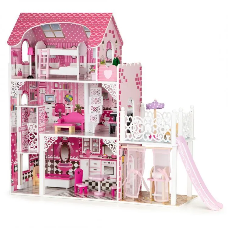 Fa babaház, ECOTOYS TL49059, 89 x 32,5 x 90 cm – 6. kép