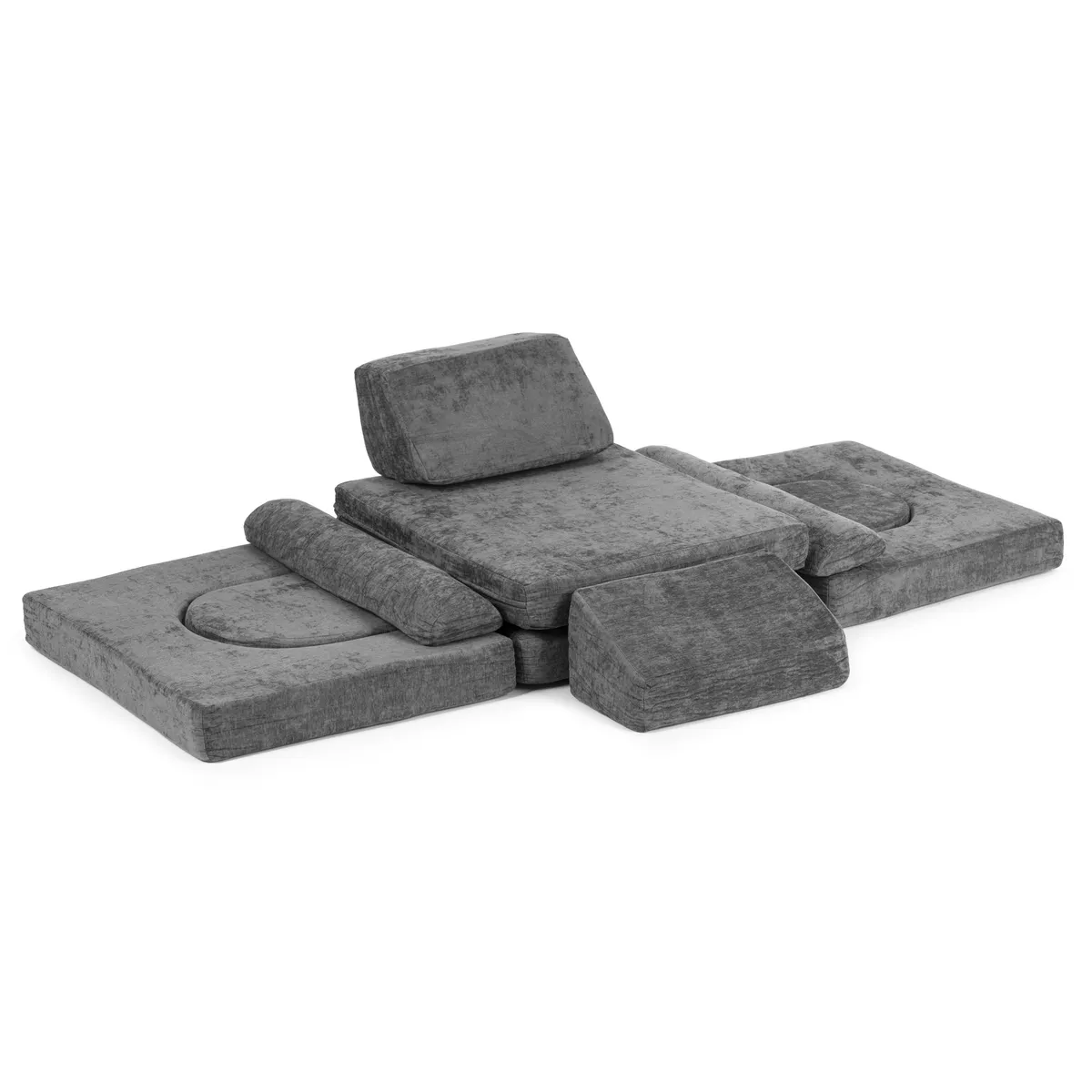 Gyerek moduláris fotel, ECOTOYS TMSRT-17-GY, szürke – 3. kép