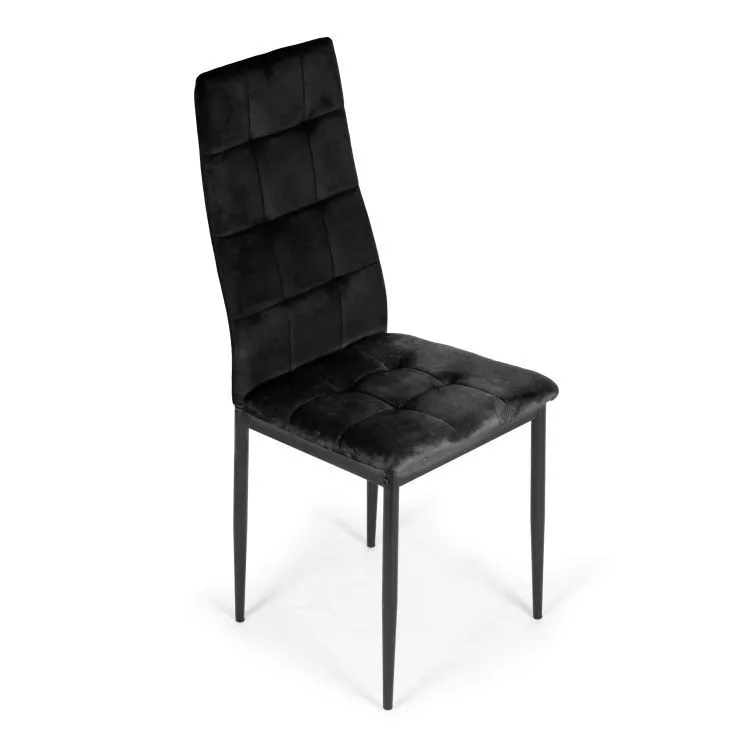 Étkezőszék szett, ModernHome F261-3KD BLACK, fekete – 7. kép Étkezőszék szett, ModernHome F261-3KD BLACK, fekete – 7. kép