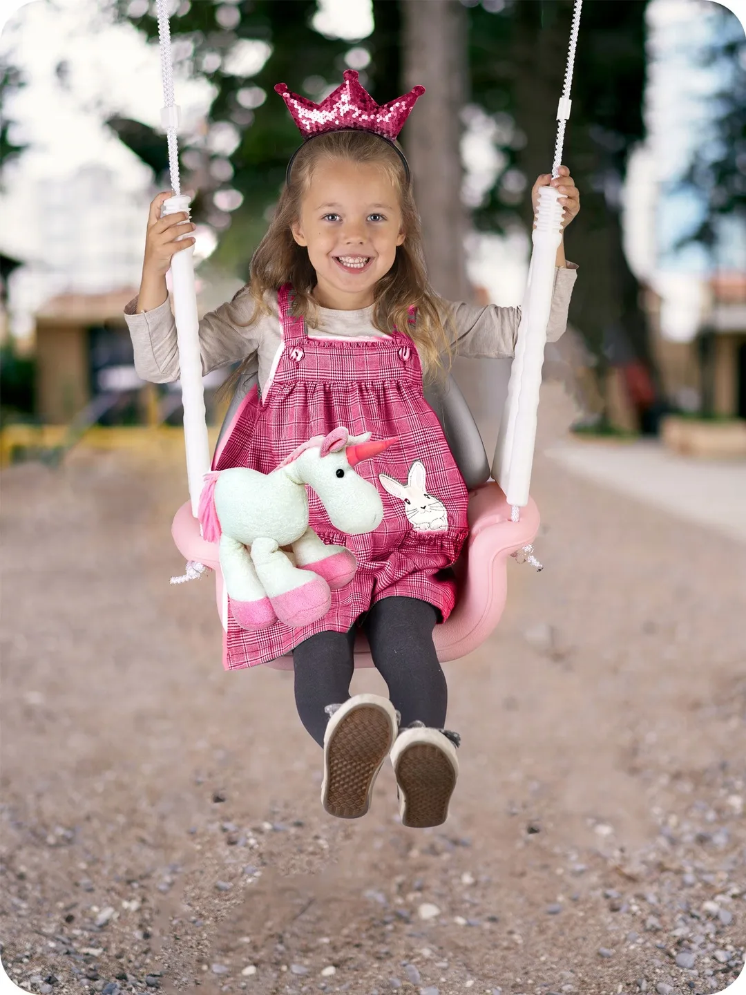 Gyerek hinta, Ricokids, rózsaszín – 7. kép Gyerek hinta, Ricokids, rózsaszín – 7. kép