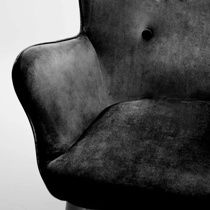 Lábtartós fotel, Sofotel Norse, fekete – 6. kép