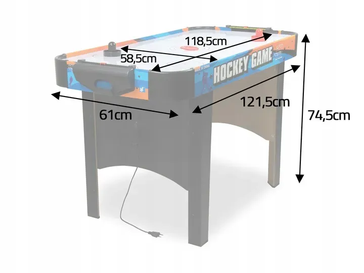 Léghoki asztal, Neo-Sport NS-428 Air Hockey, fehér – 7. kép Léghoki asztal, Neo-Sport NS-428 Air Hockey, fehér – 7. kép
