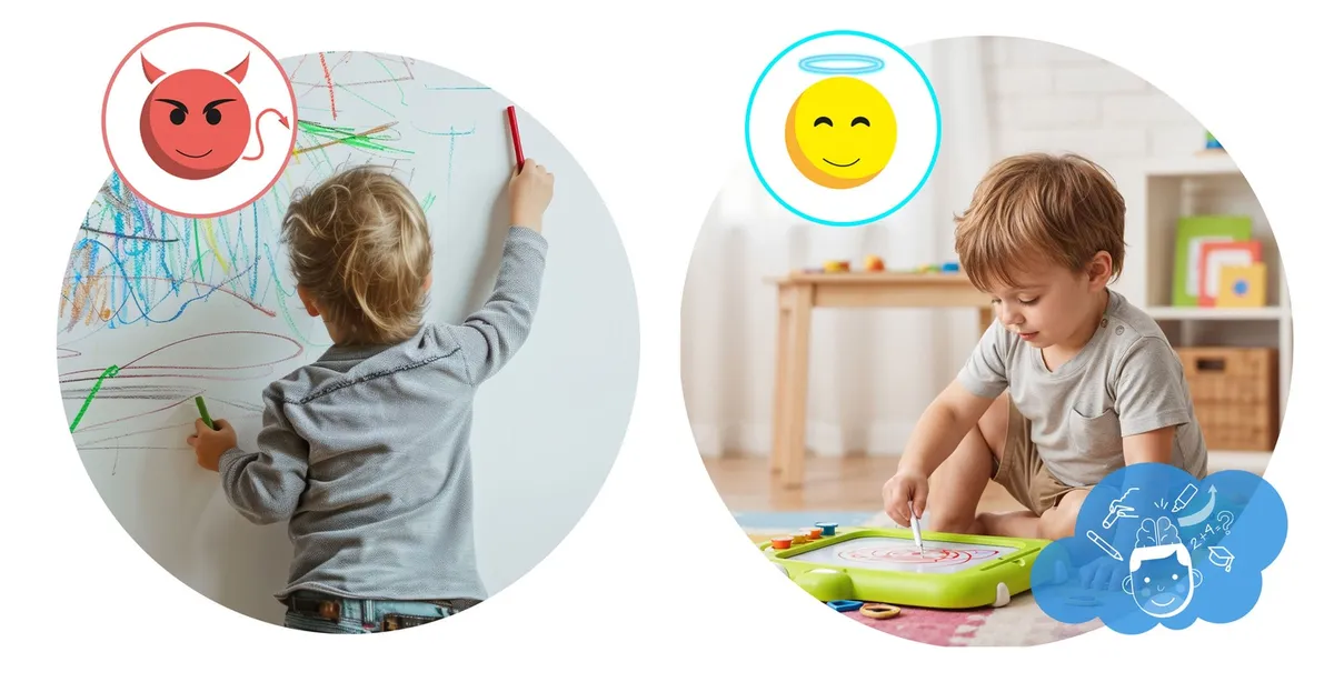 Mágneses rajztábla, Ricokids RK-823, zöld – 8. kép