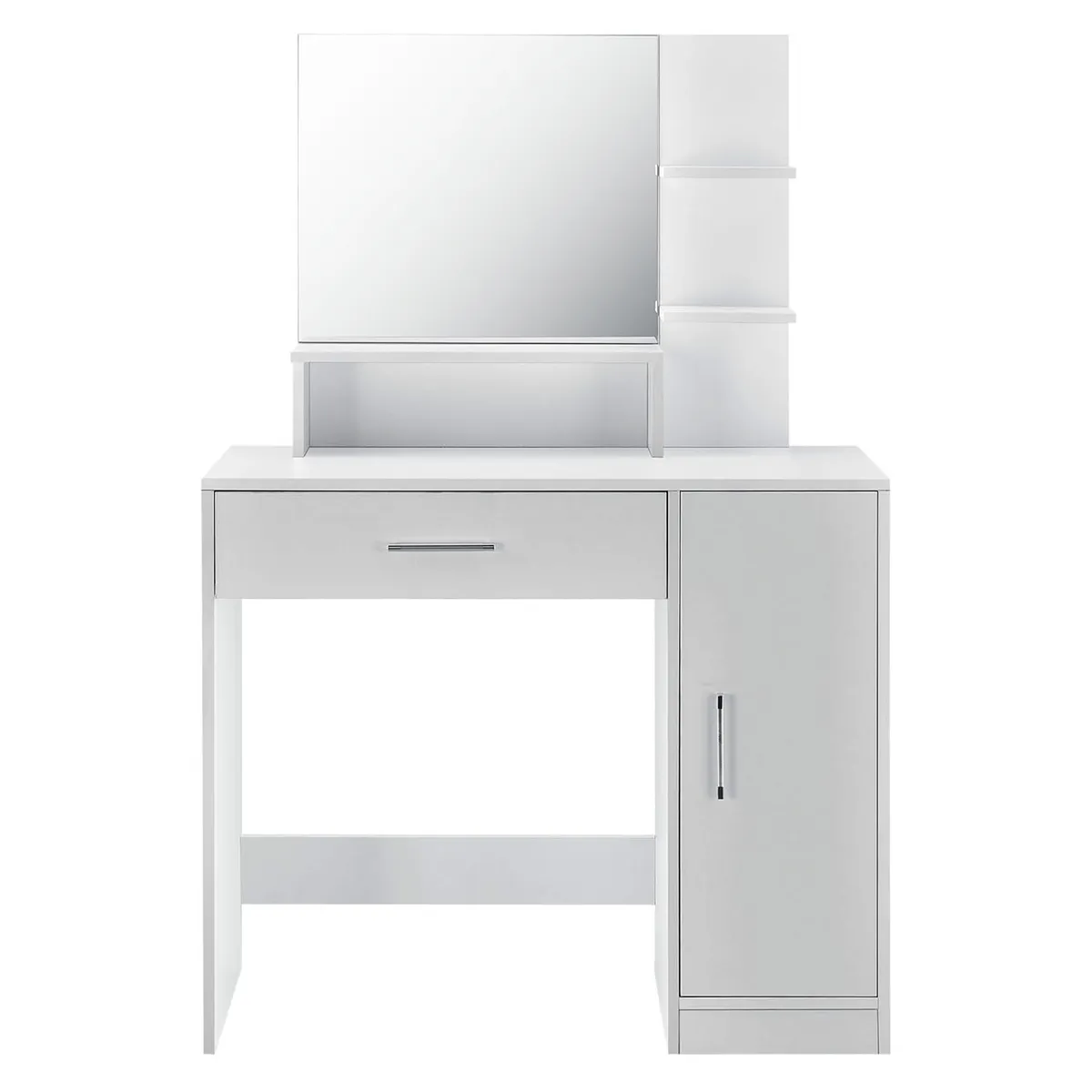 Sminkasztal, ModernHome PWJJDT0012, fehér – 3. kép Sminkasztal, ModernHome PWJJDT0012, fehér – 3. kép