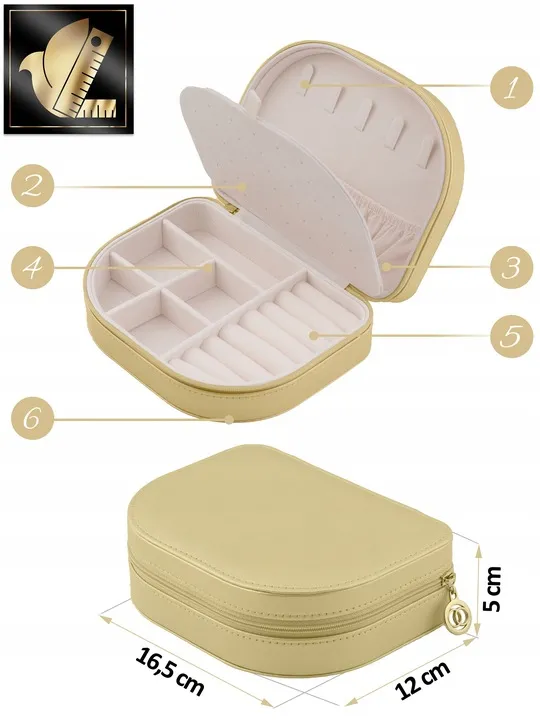 Ékszerdoboz, Massido MS-707, 16,5 x 12 x 5 cm – 4. kép Ékszerdoboz, Massido MS-707, 16,5 x 12 x 5 cm – 4. kép