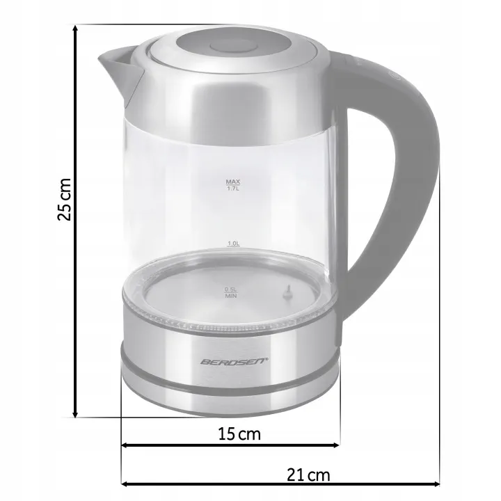 Vízforraló, Berdsen BD-714, 1700 ml – 12. kép