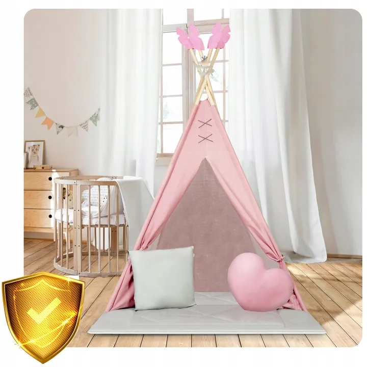 Gyereksátor, Nukido NK-406 Tipi, 116 x 116 x 165 cm – 4. kép Gyereksátor, Nukido NK-406 Tipi, 116 x 116 x 165 cm – 4. kép