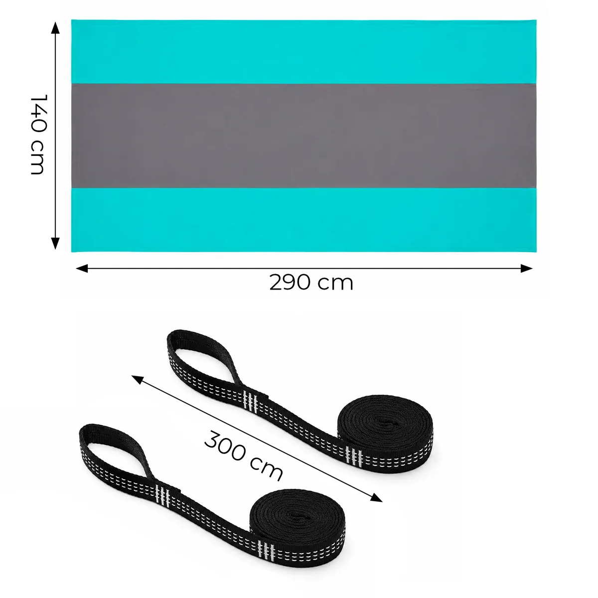 Függőágy, MultiGarden SMI-H300, 290 x 140 cm – 6. kép Függőágy, MultiGarden SMI-H300, 290 x 140 cm – 6. kép