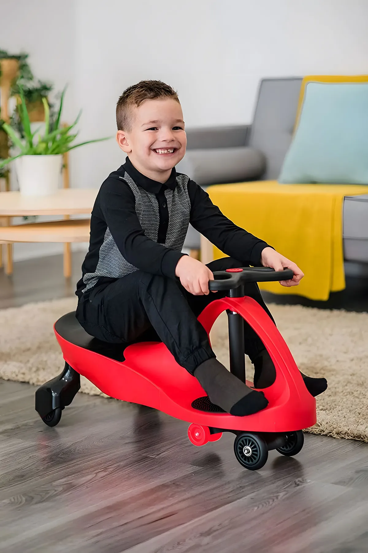 Wiggle autó, ECOTOYS YM-SW-1, piros – 2. kép