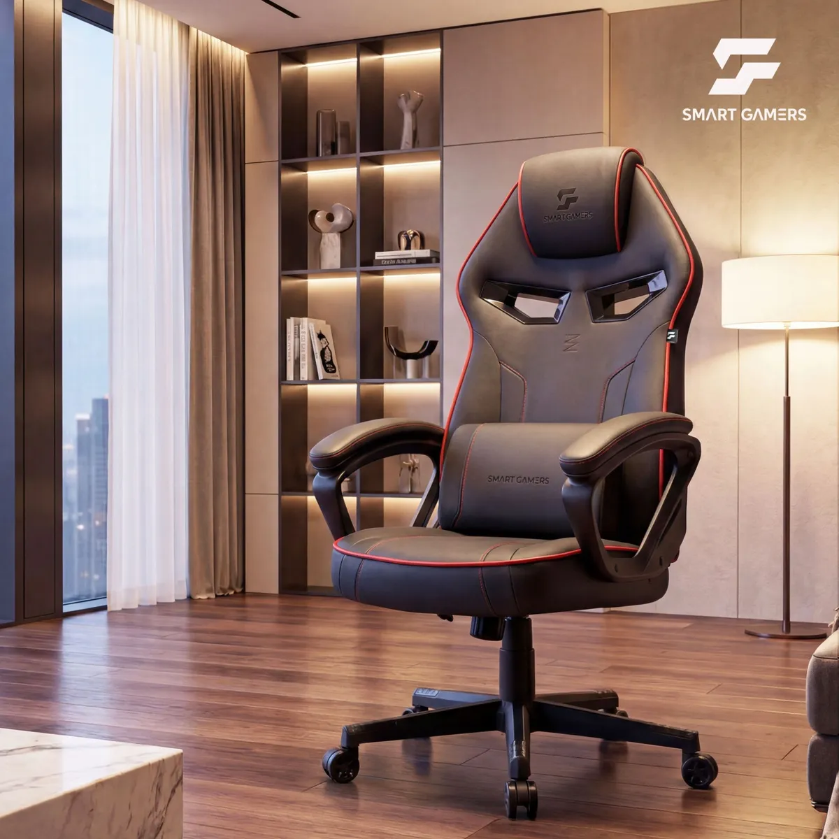 Gamer szék, Sofotel Furon, fekete/piros – 10. kép Gamer szék, Sofotel Furon, fekete/piros – 10. kép