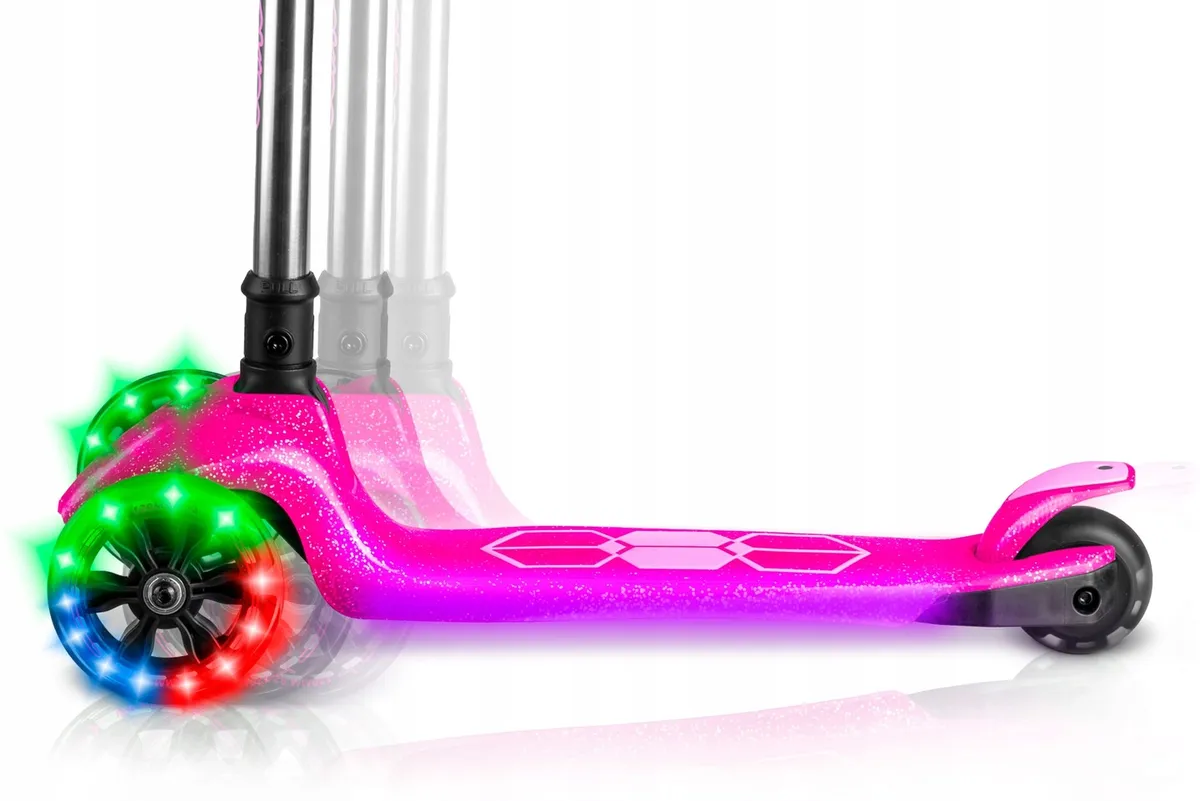 Háromkerekű roller, Ricokids Jelly, rózsaszín – 8. kép Háromkerekű roller, Ricokids Jelly, rózsaszín – 8. kép