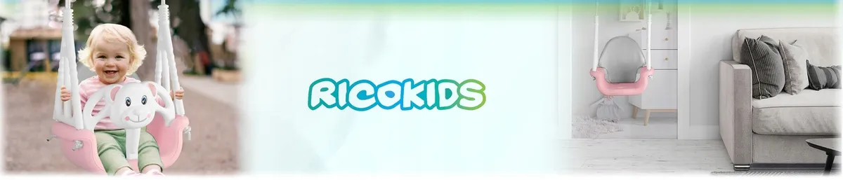 Gyerek hinta, Ricokids, szürke/zöld – 1. kép