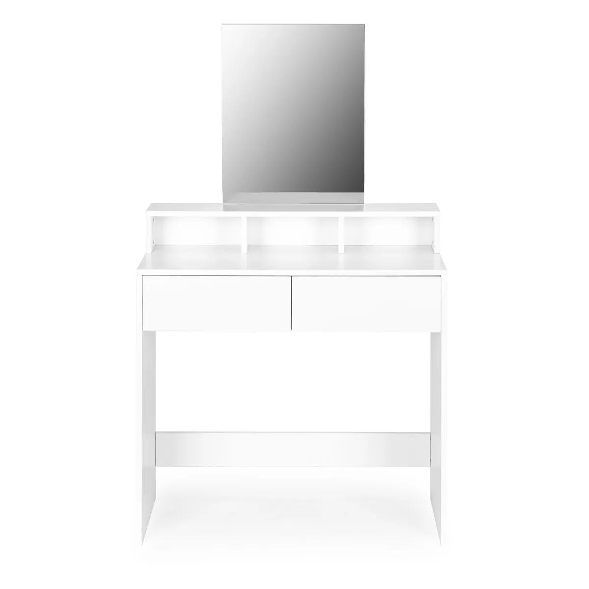 Sminkasztal, ModernHome PWJJDT0070, fehér – 2. kép