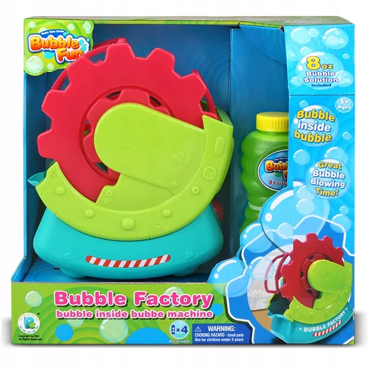 Buborékfújó gép, Ricokids RK-907, piros/zöld – 3. kép Buborékfújó gép, Ricokids RK-907, piros/zöld – 3. kép