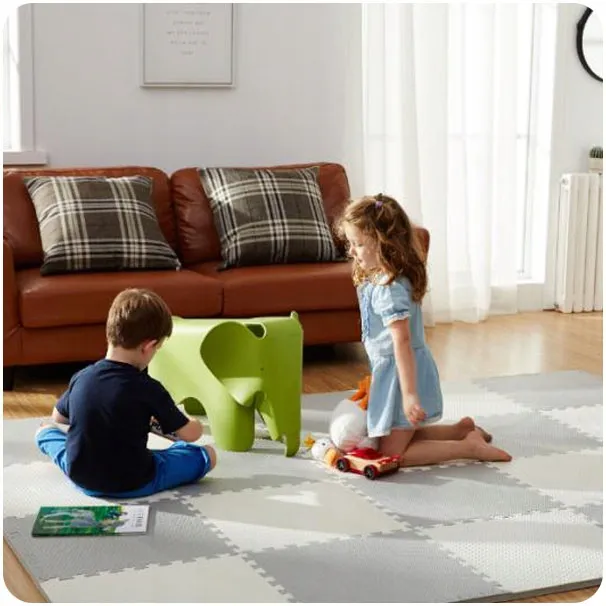 Játszószőnyeg, Ricokids 738231, fehér/szürke – 8. kép