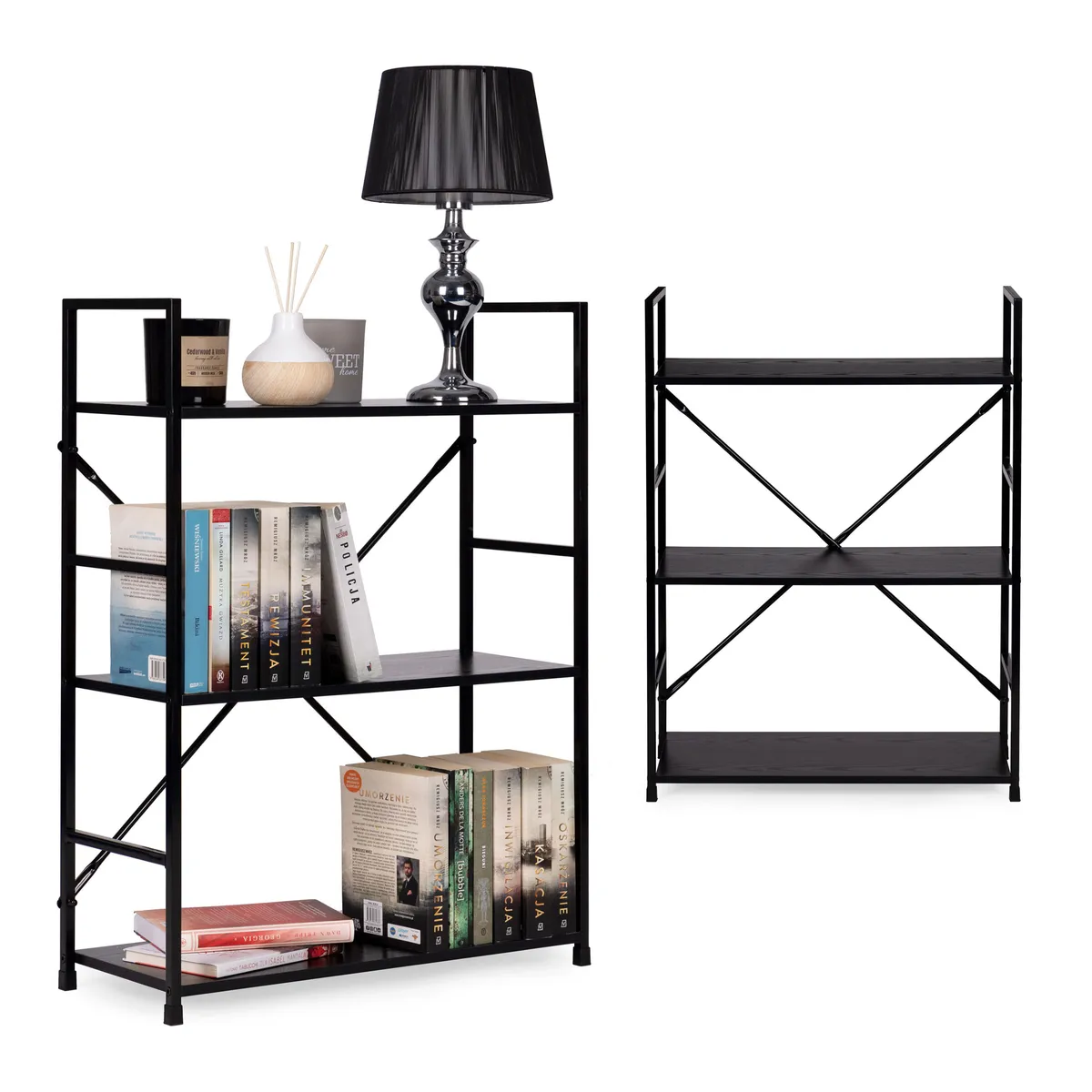 Könyvespolc, ModernHome CWJ602480LG, 80 x 59,5 x 23,5 cm – 1. kép