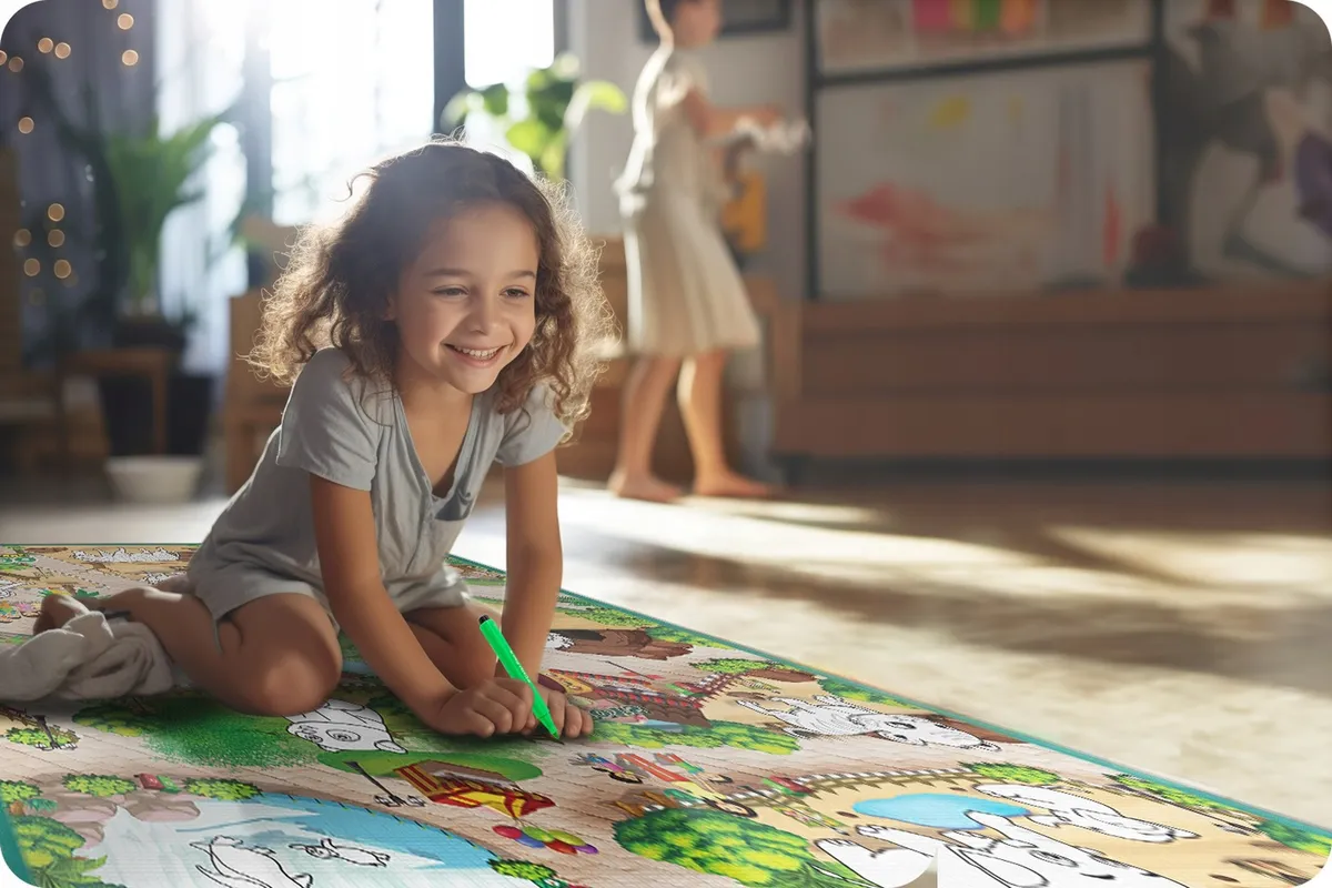 Játszószőnyeg, Ricokids RK-343, állatkerti jelenet – 3. kép Játszószőnyeg, Ricokids RK-343, állatkerti jelenet – 3. kép