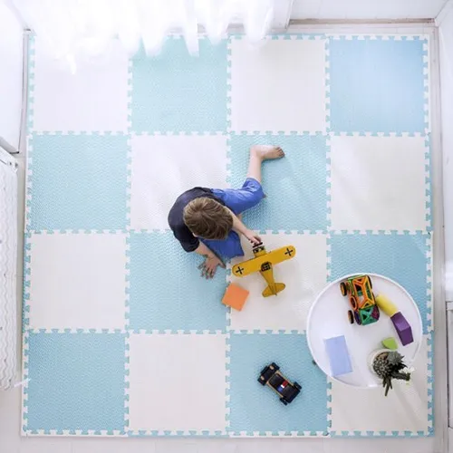 Játszószőnyeg, Ricokids 738202, fehér/kék – 8. kép