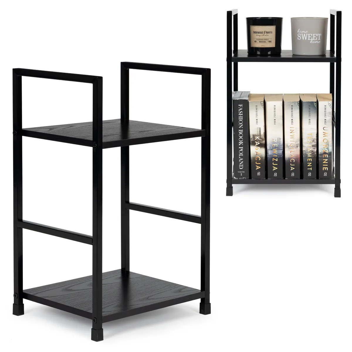 Könyvespolc, ModernHome CWJ302448, 48,5 x 29 x 23,5 cm – 1. kép Könyvespolc, ModernHome CWJ302448, 48,5 x 29 x 23,5 cm – 1. kép