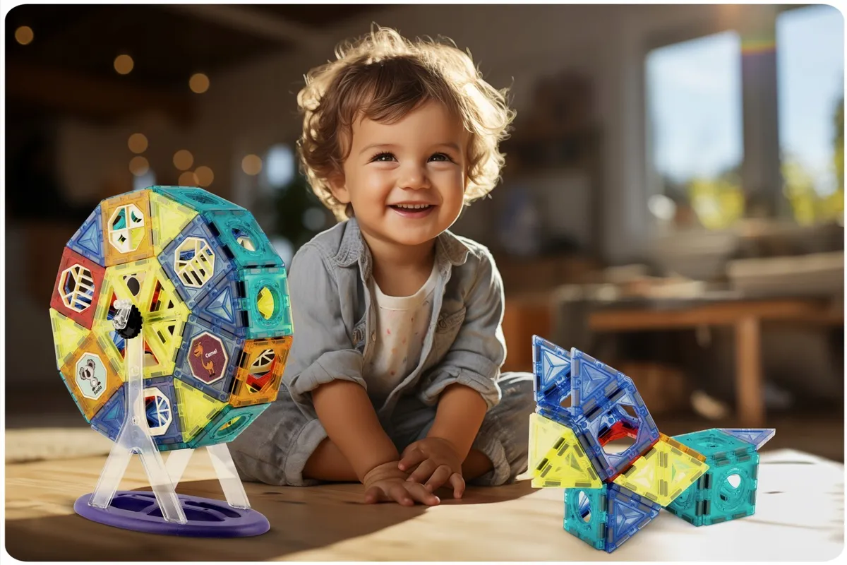 Mágneses játékkészlet, Ricokids RK-769, 71 db – 9. kép