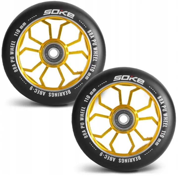 Roller kerék szett, SOKE, 11 cm – 3. kép