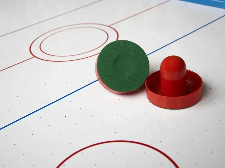Léghoki asztal, Neo-Sport NS-427 Air Hockey, fehér – 8. kép