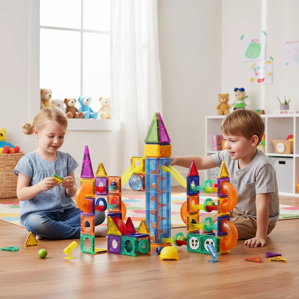 Mágneses játékkészlet, Multistore HC725862, 134 db – 2. kép