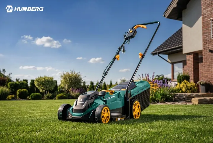 Elektromos fűnyíró, Humberg HM-612, zöld/fekete – 14. kép