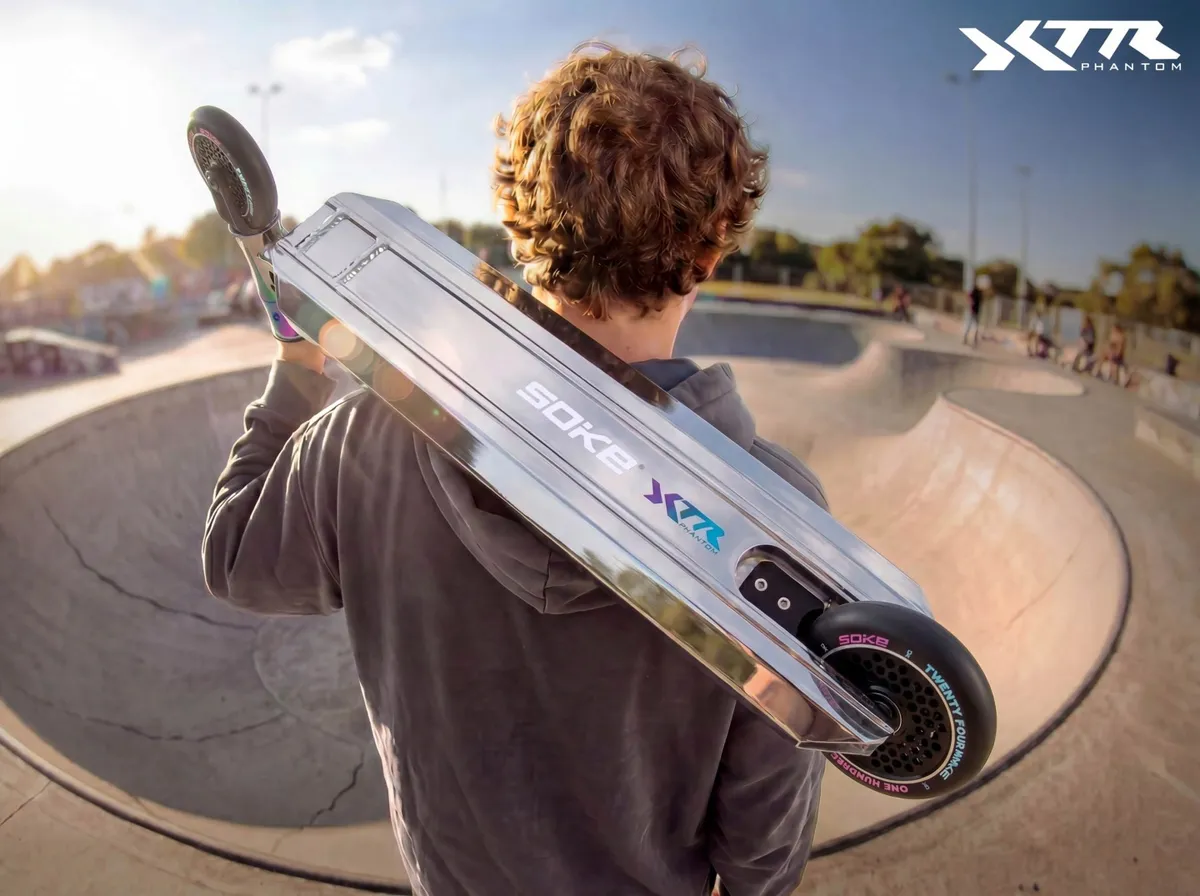 Trükkroller, SOKE XTR, ezüst/fekete – 6. kép