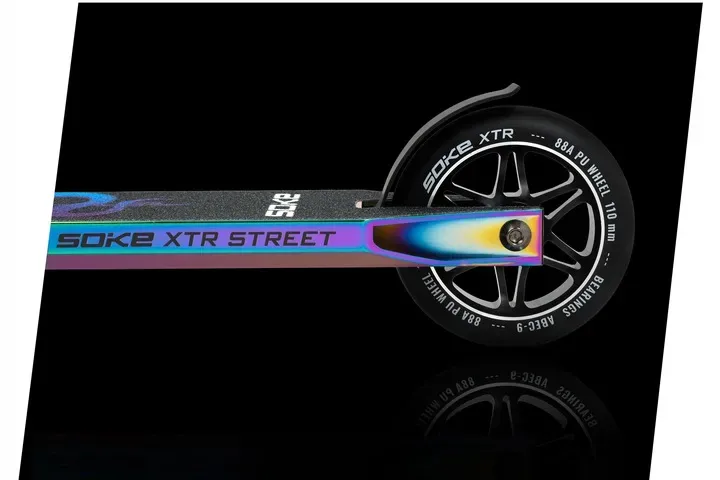 Kaszkadőr roller, SOKE XTR Street Rainbow, fekete – 6. kép