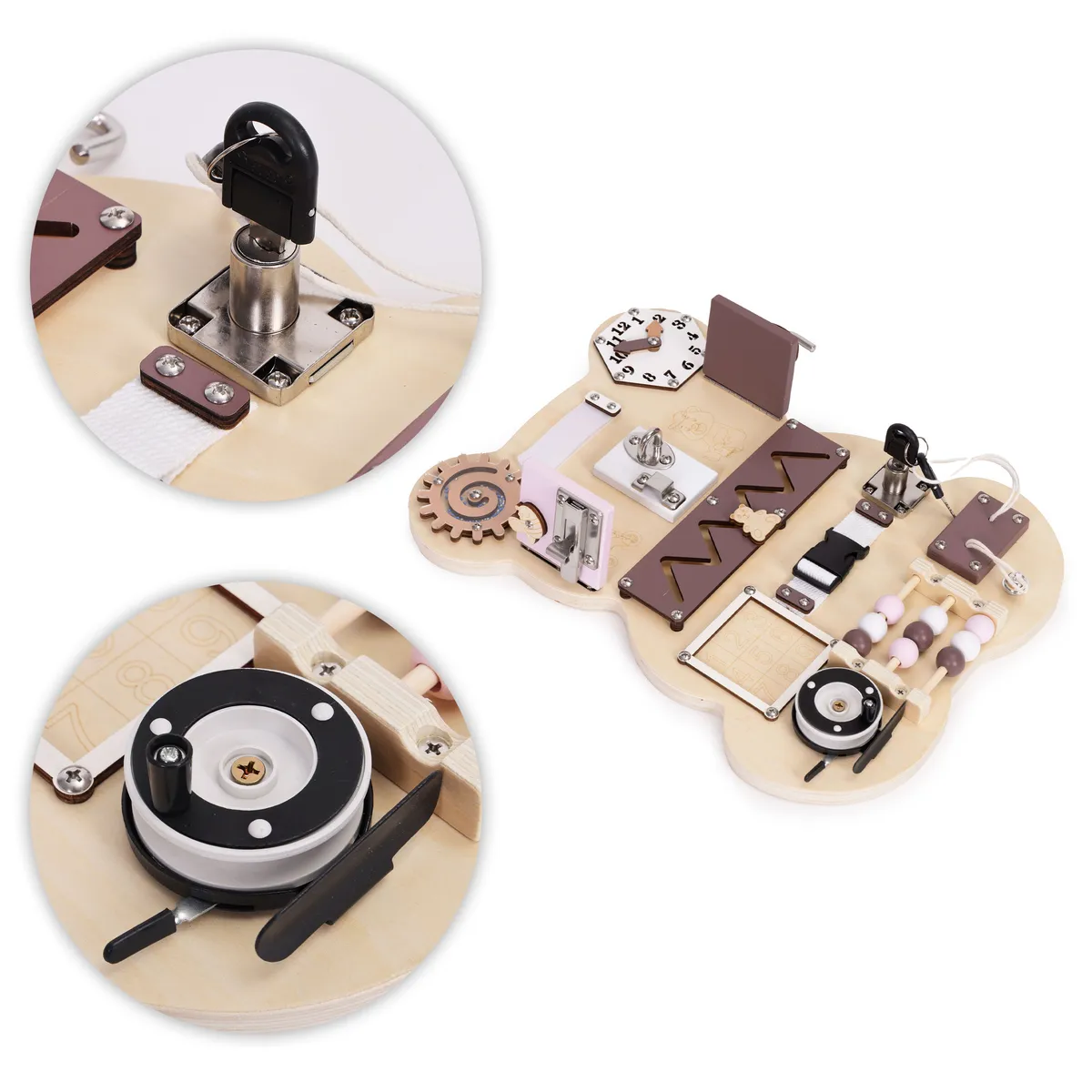 Oktatójáték, ECOTOYS HM328237, fa – 3. kép Oktatójáték, ECOTOYS HM328237, fa – 3. kép