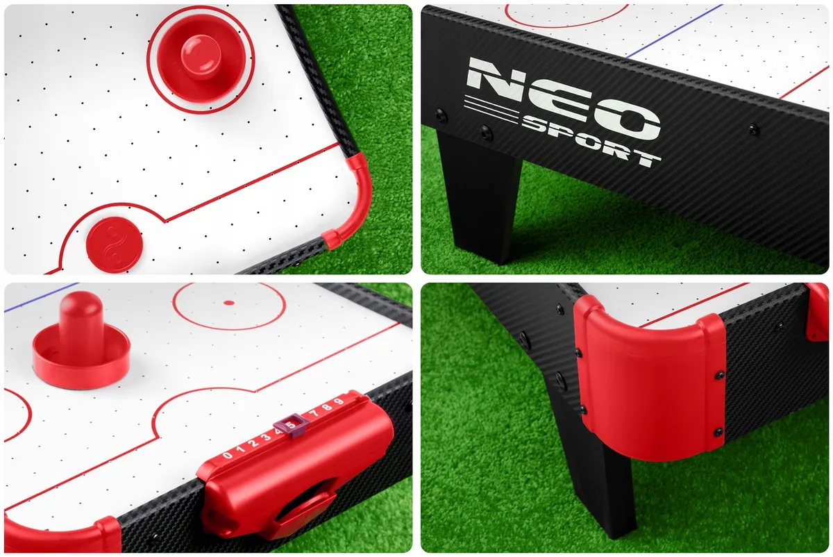 Léghoki asztal, Neo-Sport NS-424 Air Hockey, fehér – 4. kép Léghoki asztal, Neo-Sport NS-424 Air Hockey, fehér – 4. kép