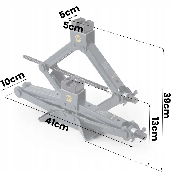 Ollós emelő, Humberg HM-383, fekete – 11. kép