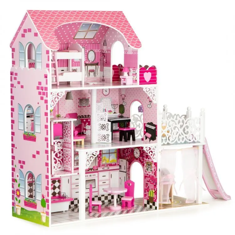 Fa babaház, ECOTOYS TL49059, 89 x 32,5 x 90 cm – 9. kép