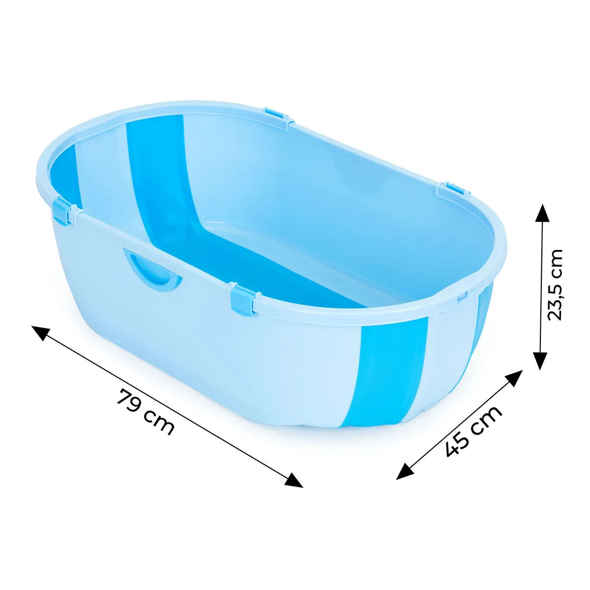 Utazó gyerekkád, ECOTOYS HA-B46, kék – 5. kép