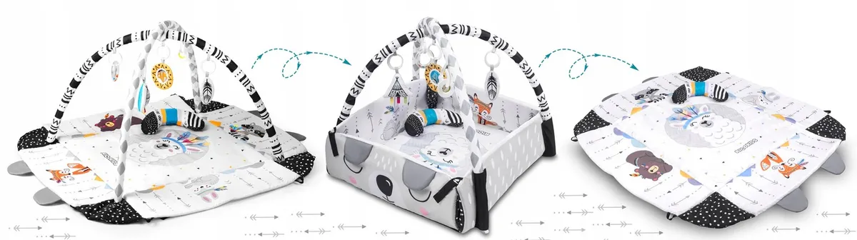 Játszószőnyeg, Ricokids Boho, 110 x 100 cm – 3. kép Játszószőnyeg, Ricokids Boho, 110 x 100 cm – 3. kép