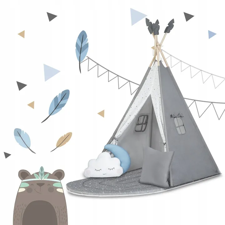 Gyereksátor, Nukido NK-406 Tipi, 116 x 116 x 165 cm – 10. kép