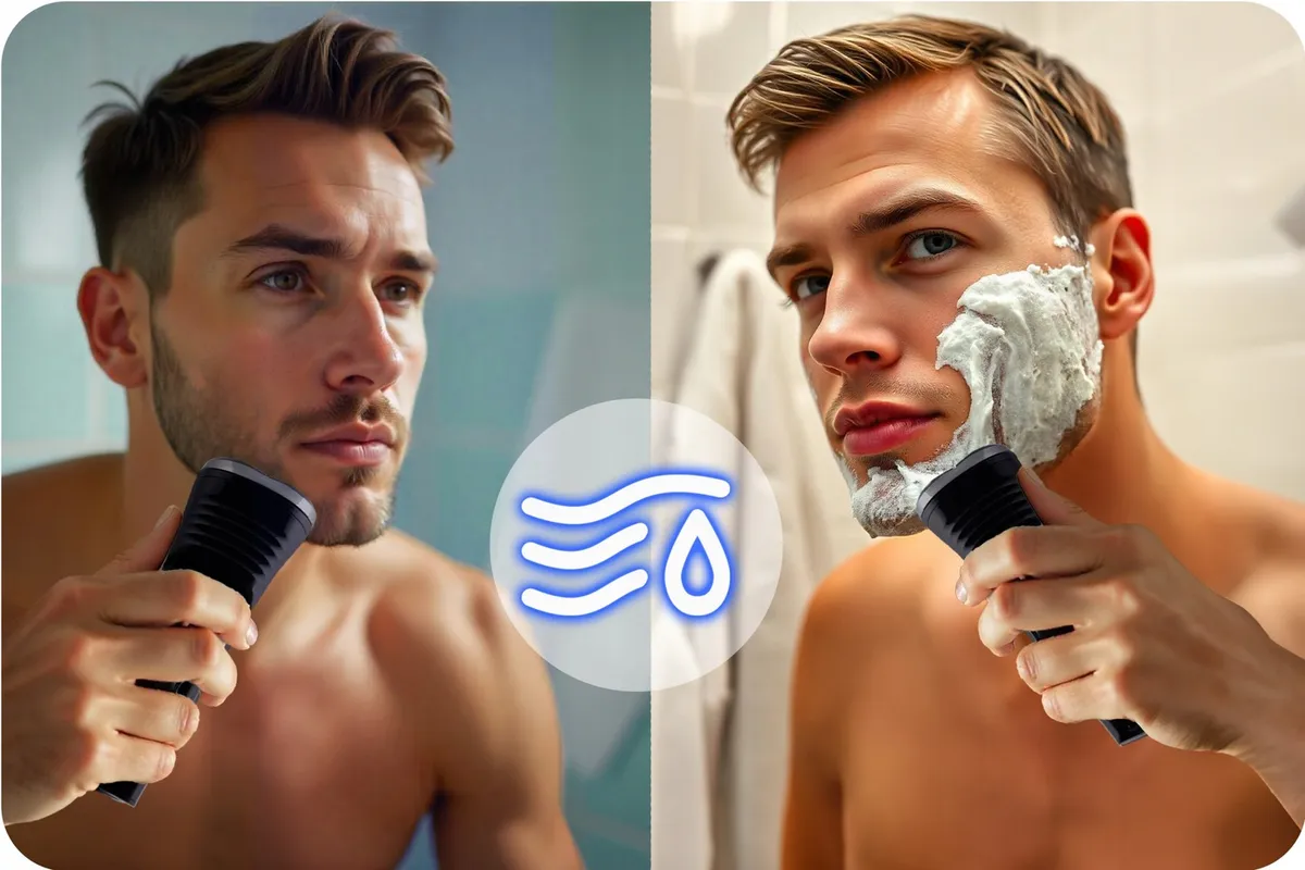 Kompakt kialakítású borotva