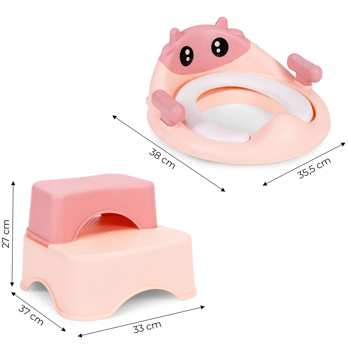 Gyerek WC-ülőke, ECOTOYS HA-P17-18-PK, rózsaszín – 5. kép Gyerek WC-ülőke, ECOTOYS HA-P17-18-PK, rózsaszín – 5. kép