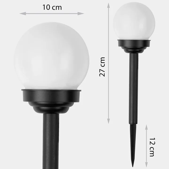 Napelemes kerti lámpa, Ilumen LS-102, fehér – 7. kép Napelemes kerti lámpa, Ilumen LS-102, fehér – 7. kép
