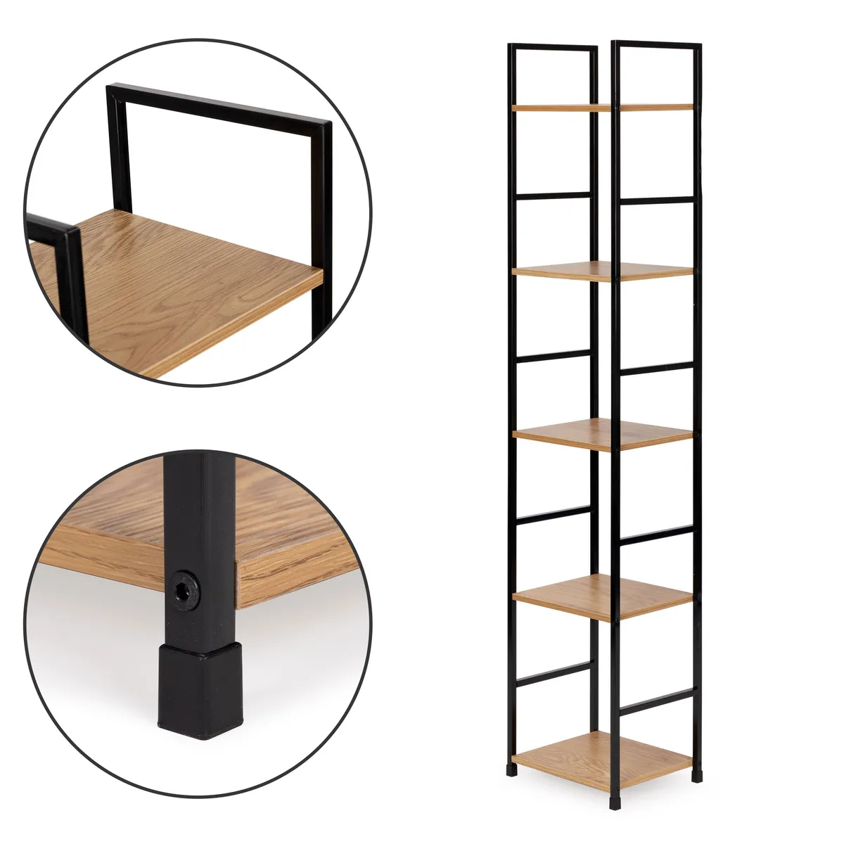 Könyvespolc, ModernHome CWJ3024144L, 144,5 x 29 x 23,5 cm – 3. kép Könyvespolc, ModernHome CWJ3024144L, 144,5 x 29 x 23,5 cm – 3. kép