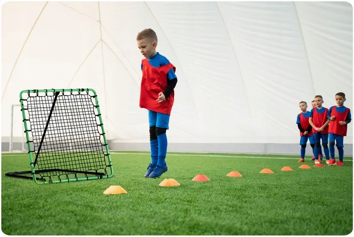 Visszapattanó futball edzőkapu, Neo-Sport, 120 x 120 cm – 9. kép Visszapattanó futball edzőkapu, Neo-Sport, 120 x 120 cm – 9. kép