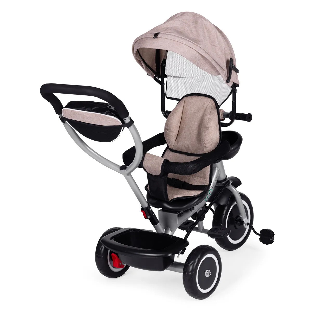 Háromkerekű tricikli, ECOTOYS WQL-066-52, bézs – 5. kép Háromkerekű tricikli, ECOTOYS WQL-066-52, bézs – 5. kép