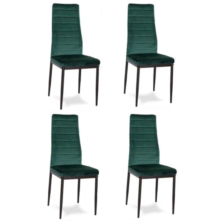 Étkezőszék, Mebelki24 VELVET4ZIELONY4, 4 db – 3. kép